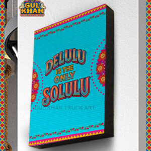 DELULU Printed Truck Art Wall Frame